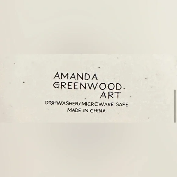 Amanda Greenwood Luxe Inspired Large 20 oz Coffee/Tea Mug NWT - Picture 3 of 3